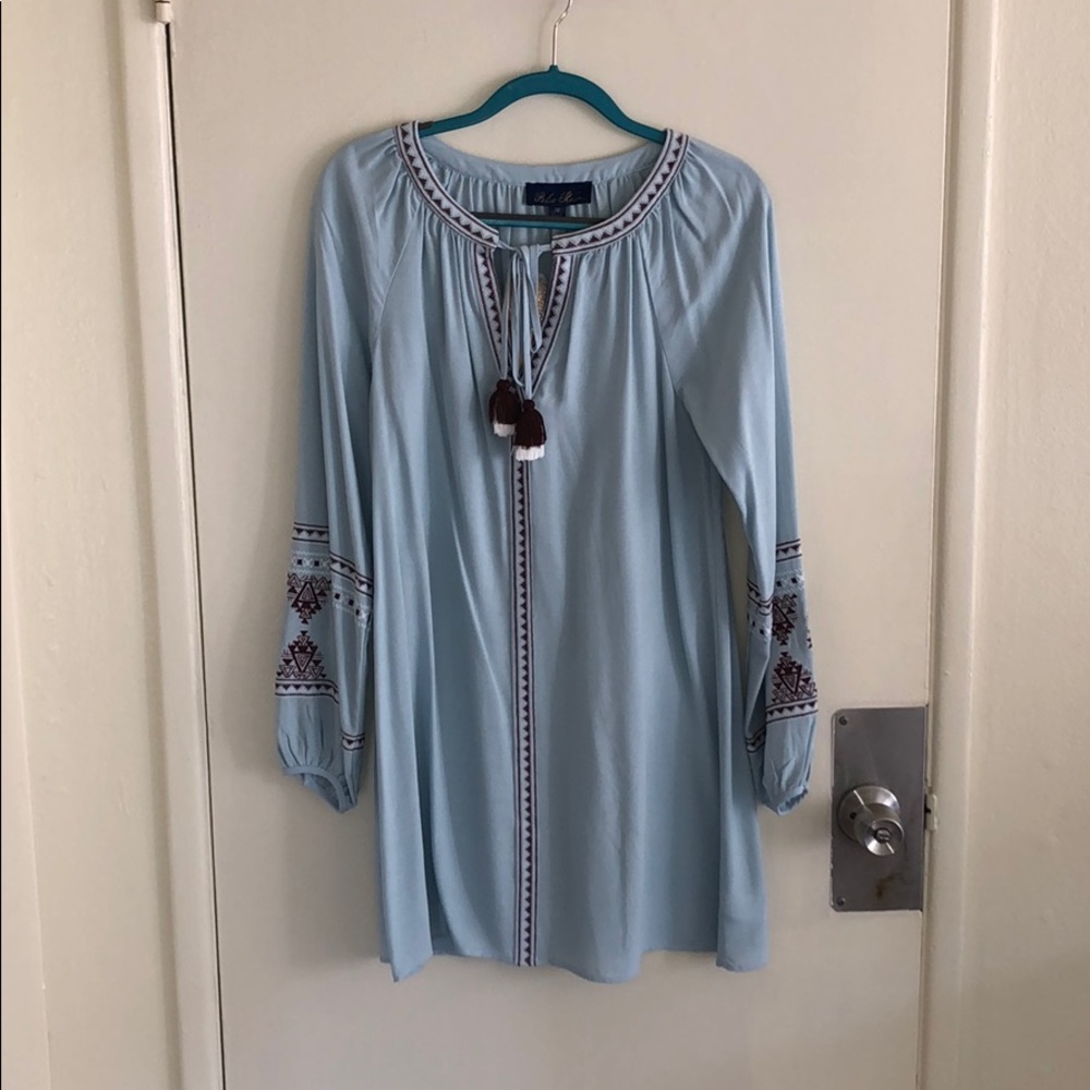 Francesca’s Bohemian Long Sleeve Dress